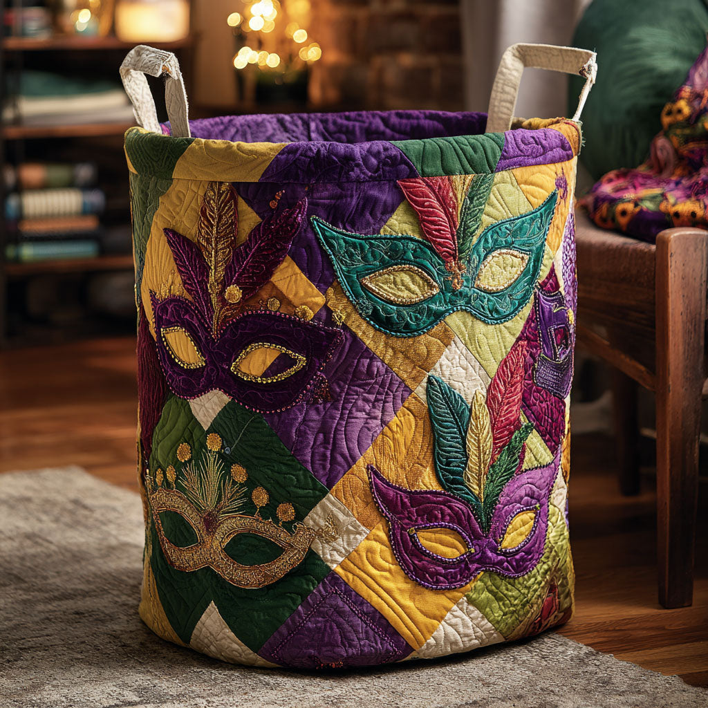 Mardi Whispers Laundry Basket Laundry Gifts, Housewarming Gift Ideas, Mother's Day Gifts