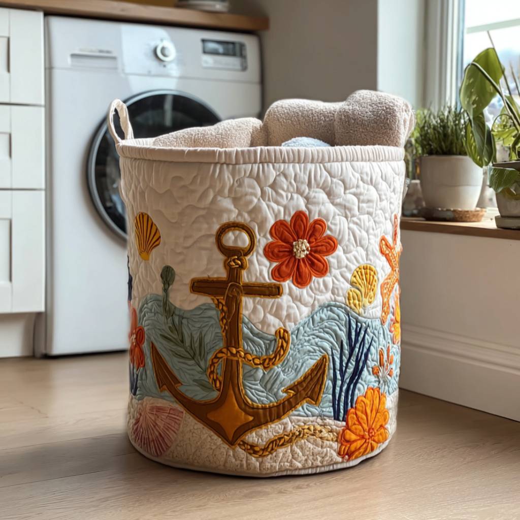 Mariner Mood Laundry Basket Laundry Gifts, Housewarming Gift Ideas, Mother's Day Gifts