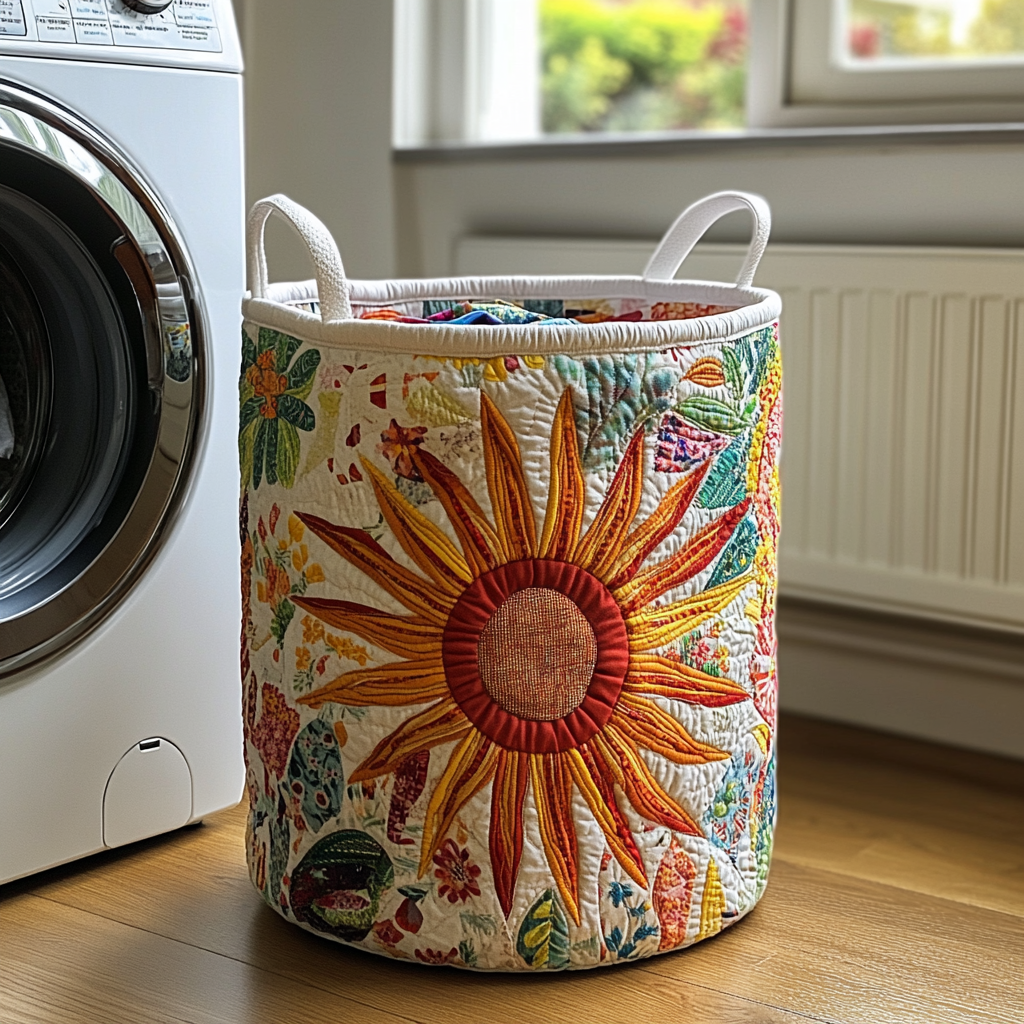 Meadow Sunburst Laundry Basket Laundry Gifts, Housewarming Gift Ideas, Mother's Day Gifts