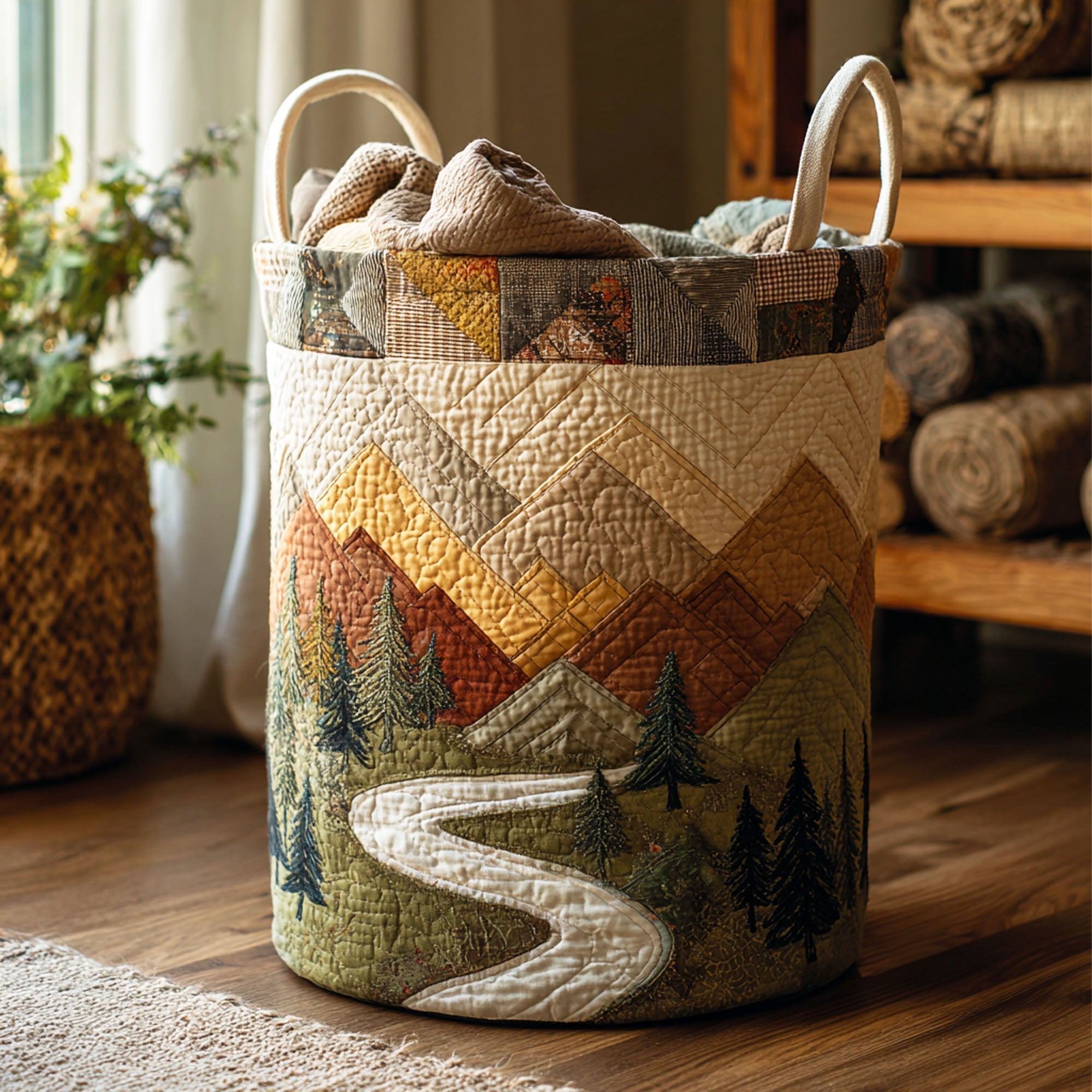Meadow Trail Laundry Basket Laundry Gifts, Housewarming Gift Ideas, Mother's Day Gifts