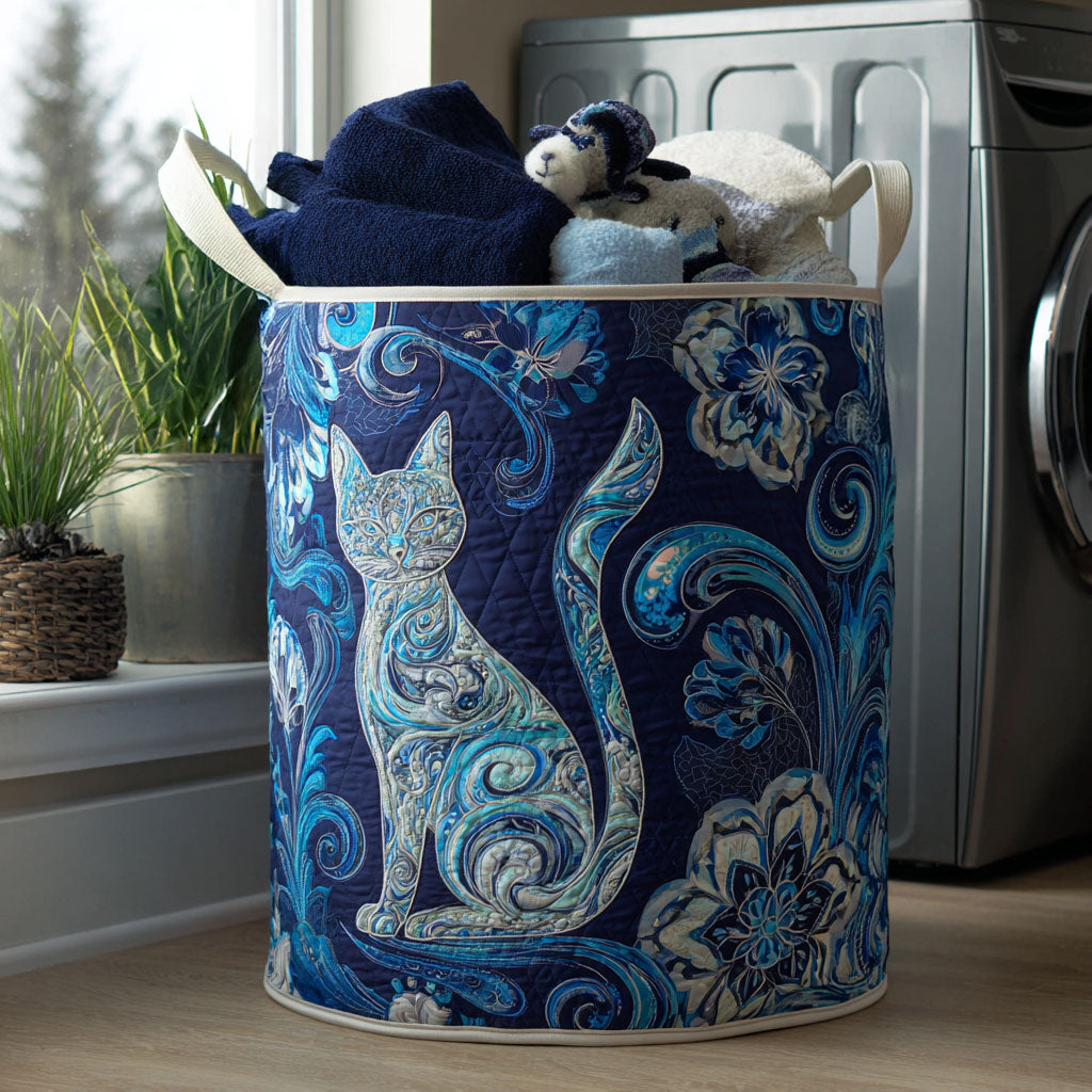 Moonlight Meow Laundry Basket Laundry Gifts, Housewarming Gift Ideas, Mother's Day Gifts