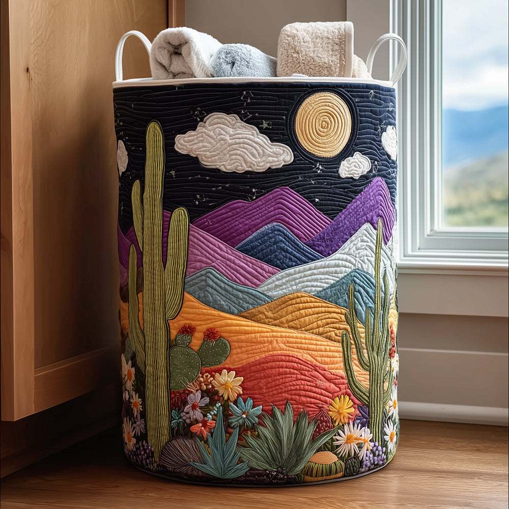 Moonlit Dunes Laundry Basket Laundry Gifts, Housewarming Gift Ideas, Mother's Day Gifts