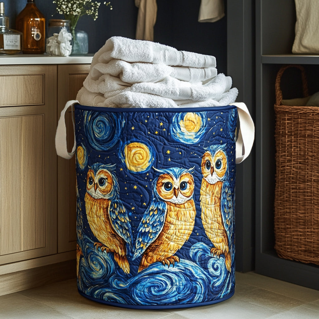 Moonlit Owl Laundry Basket Laundry Gifts, Housewarming Gift Ideas, Mother's Day Gifts