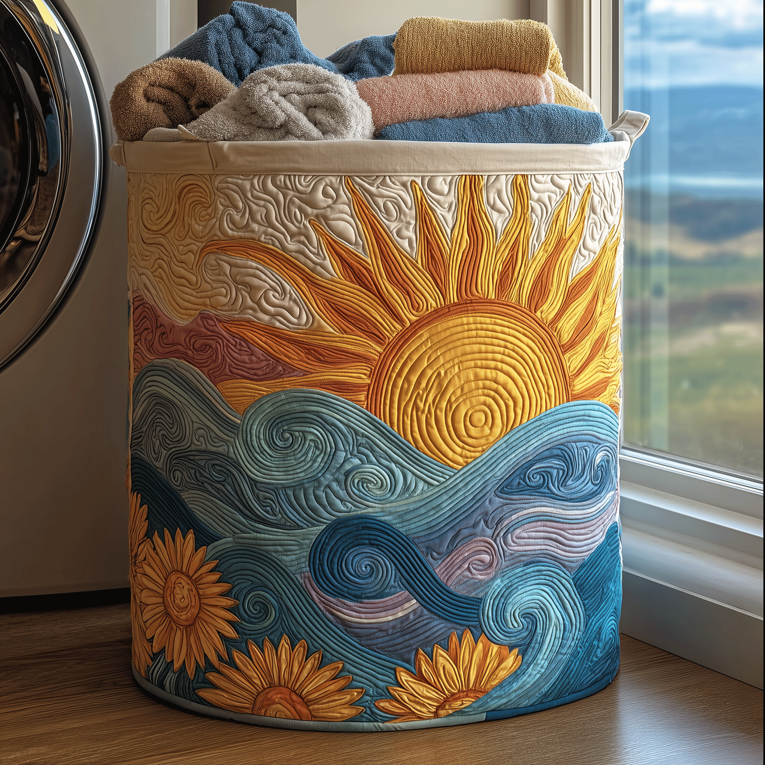 Morning Glow Laundry Basket Laundry Gifts, Housewarming Gift Ideas, Mother's Day Gifts