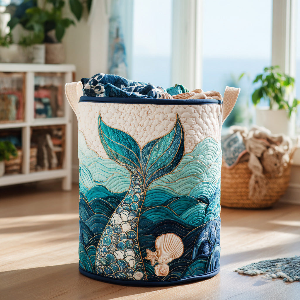 Mystic Current Laundry Basket Laundry Gifts, Housewarming Gift Ideas, Mother's Day Gifts