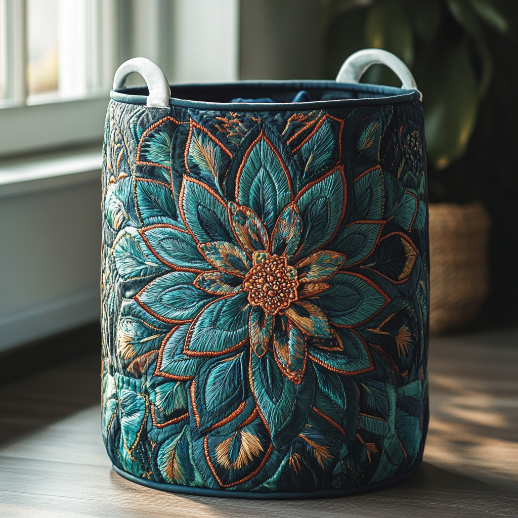 Mystic Petals Laundry Basket Laundry Gifts, Housewarming Gift Ideas, Mother's Day Gifts