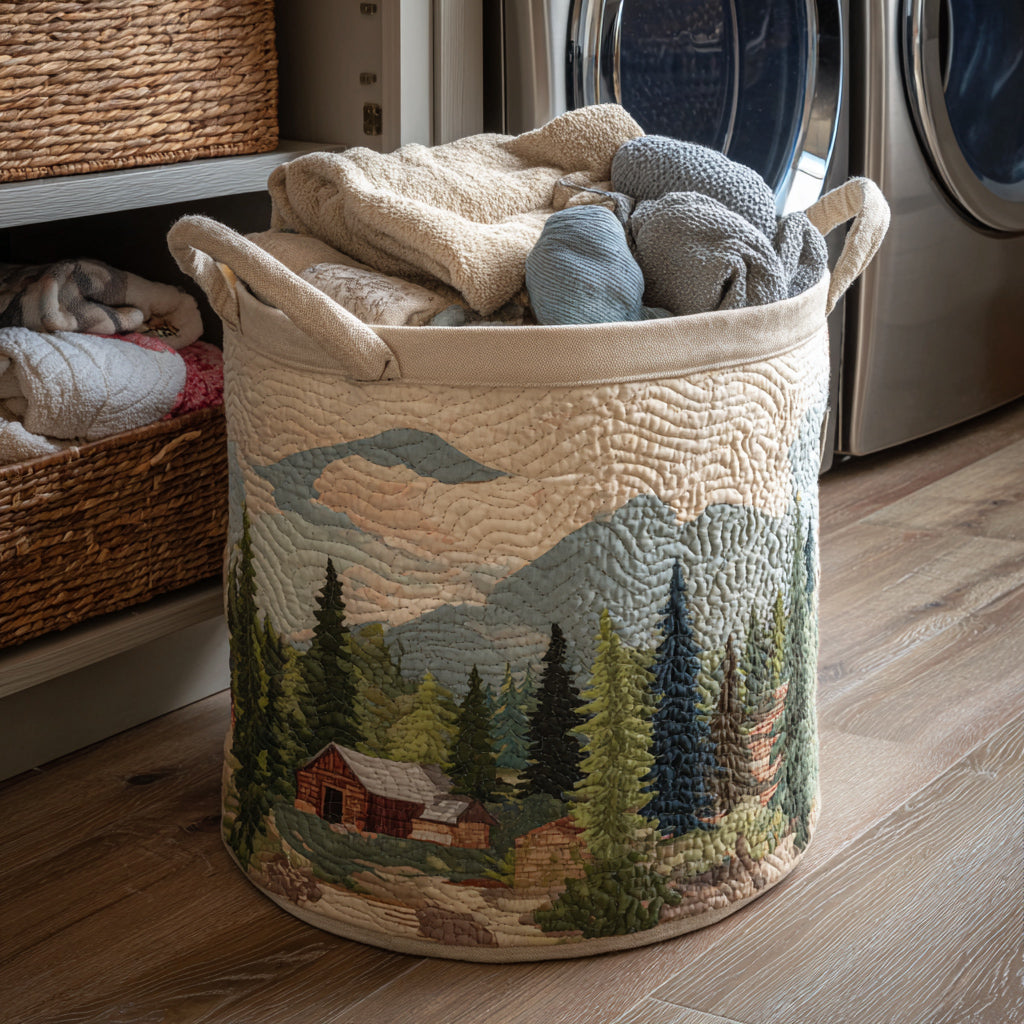 Oak Woodland Laundry Basket Laundry Gifts, Housewarming Gift Ideas, Mother's Day Gifts