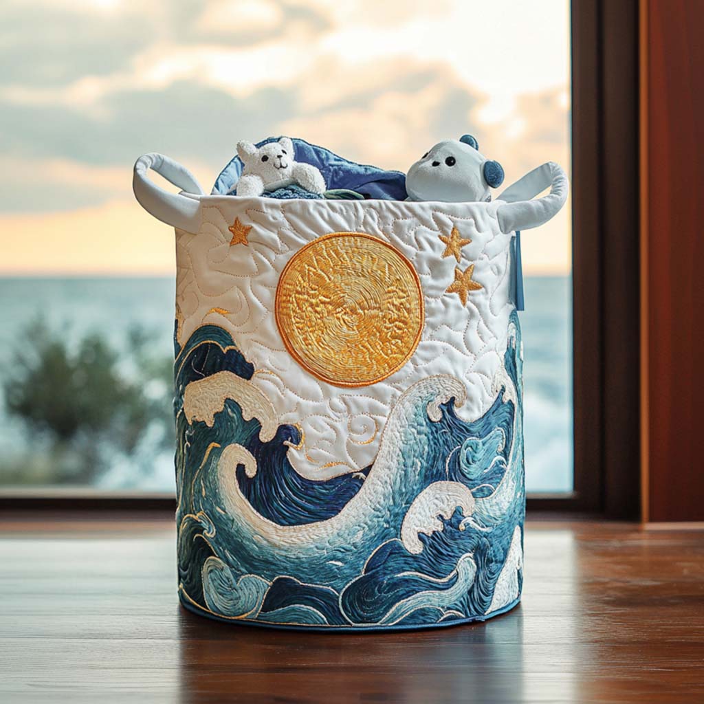 Ocean Bliss Flow Laundry Basket Laundry Gifts, Housewarming Gift Ideas, Mother's Day Gifts