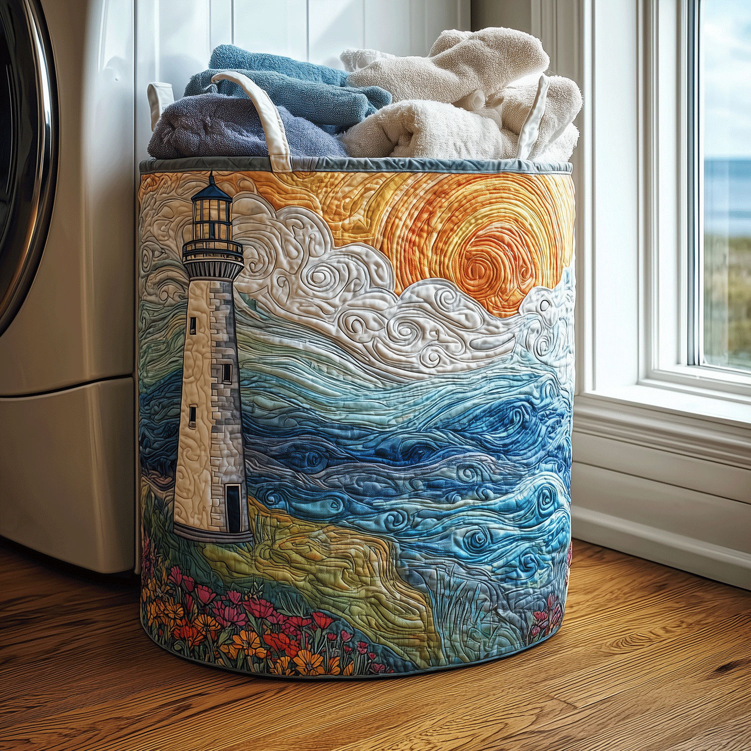 Ocean Light Laundry Basket Laundry Gifts, Housewarming Gift Ideas, Mother's Day Gifts