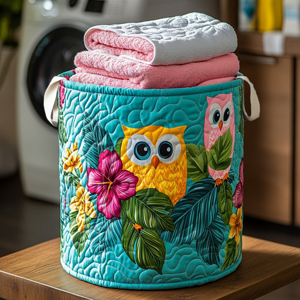 Owl Charm Laundry Basket Laundry Gifts, Housewarming Gift Ideas, Mother's Day Gifts