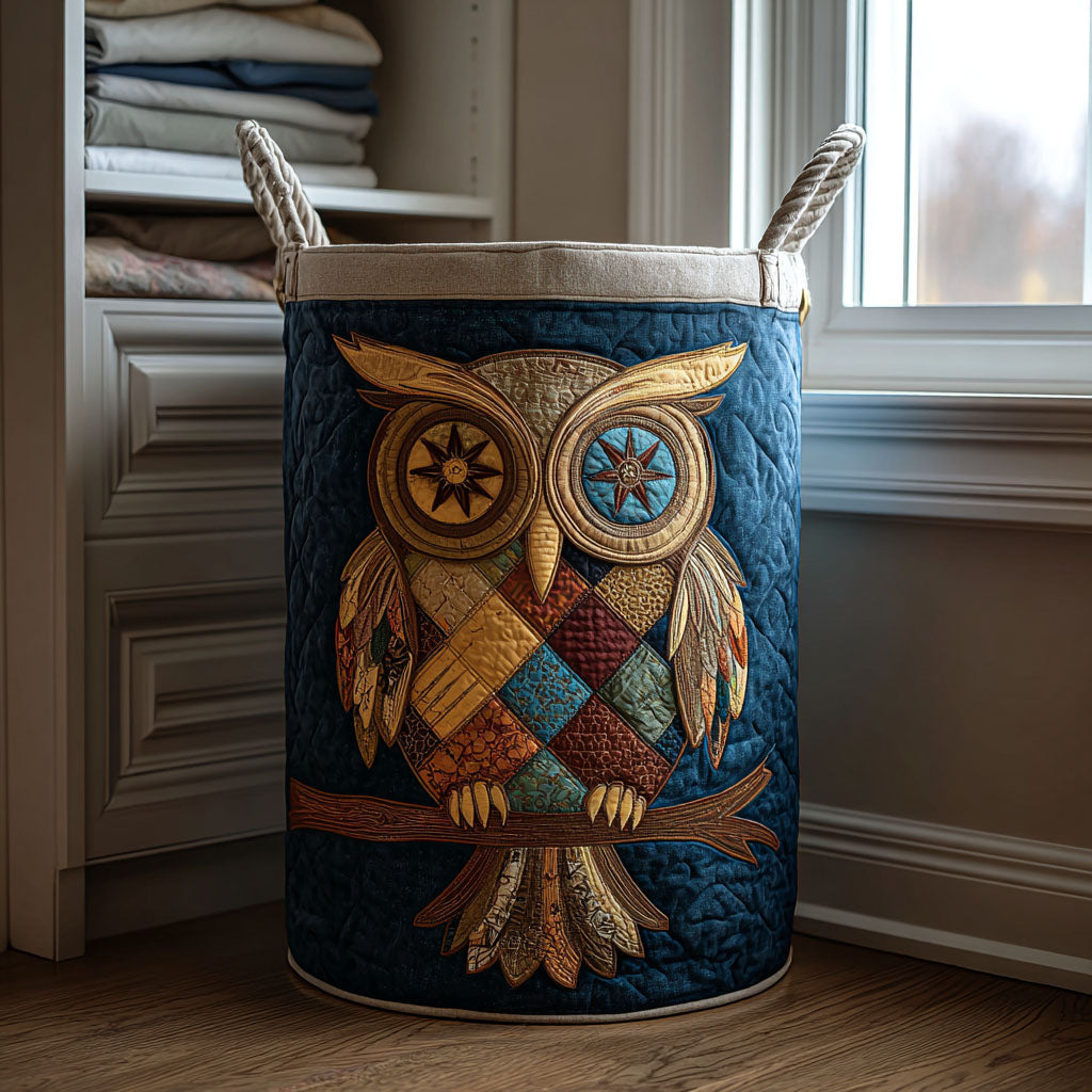 Owl Shadow Laundry Basket Laundry Gifts, Housewarming Gift Ideas, Mother's Day Gifts