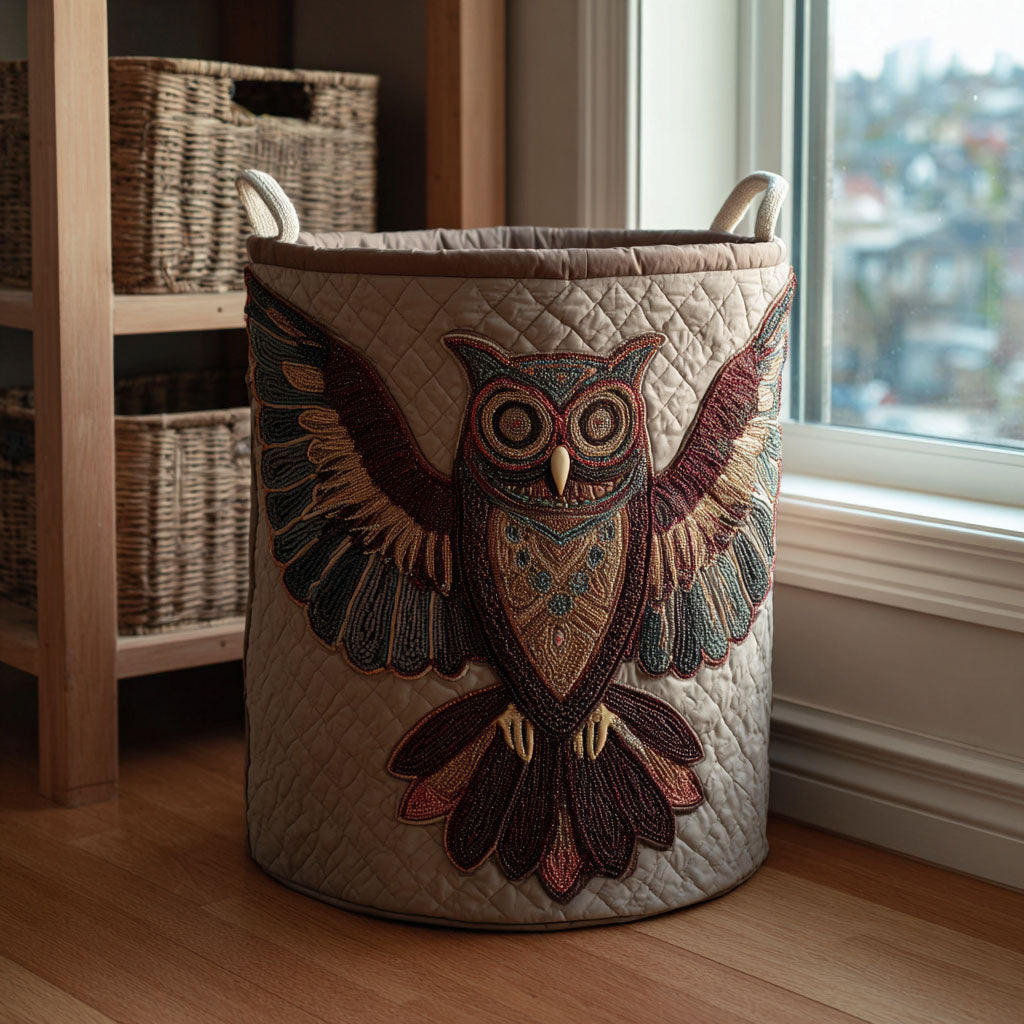 Owl Spirit Laundry Basket Laundry Gifts, Housewarming Gift Ideas, Mother's Day Gifts