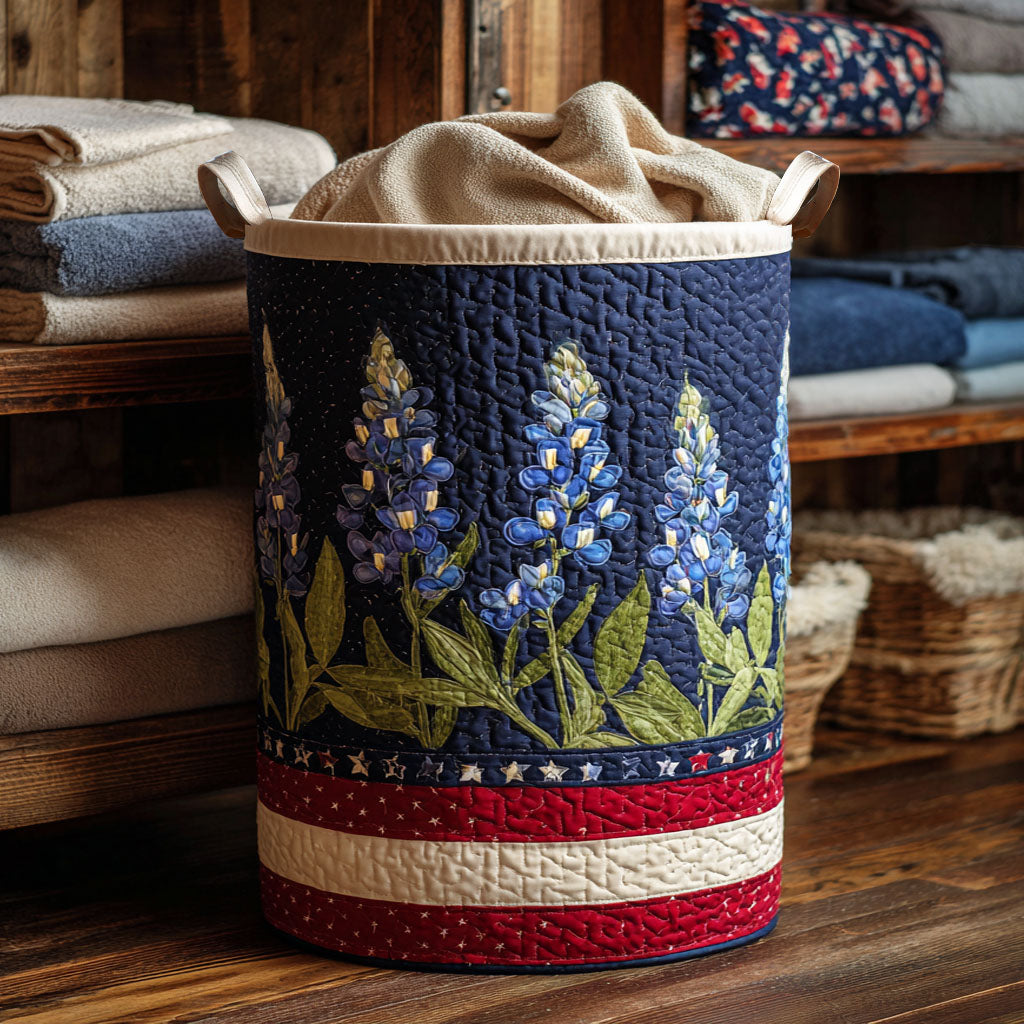 Patriot Bloom Laundry Basket Laundry Gifts, Housewarming Gift Ideas, Mother's Day Gifts