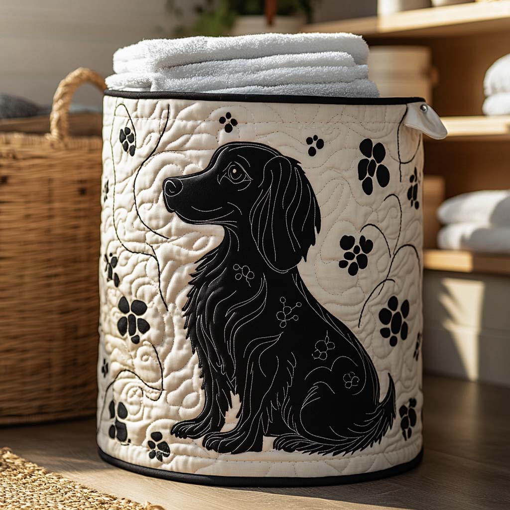 Pawprint Spaniel Laundry Basket Laundry Gifts, Housewarming Gift Ideas, Mother's Day Gifts