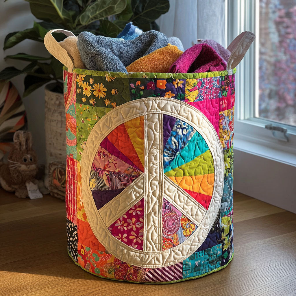 Peace in Pieces Laundry Basket Laundry Gifts, Housewarming Gift Ideas, Mother's Day Gifts