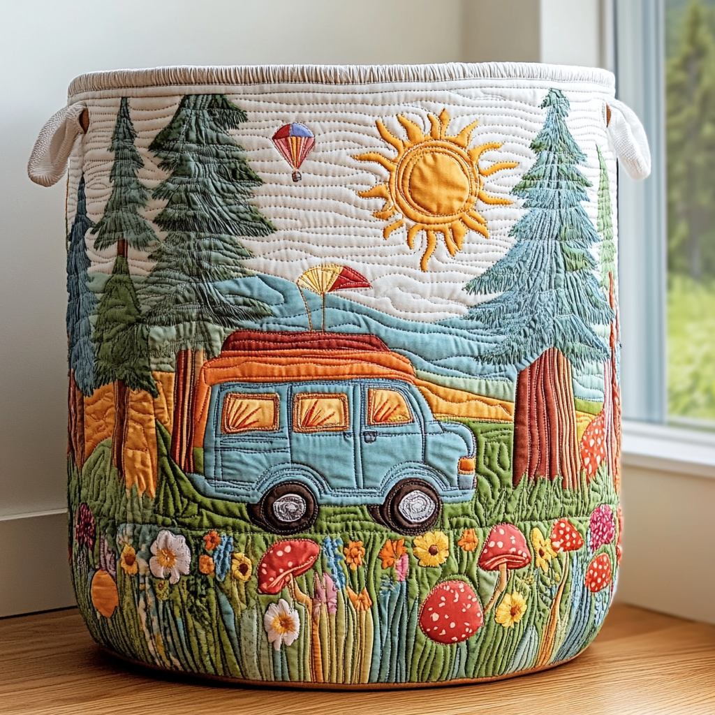 Peaceful Trip Laundry Basket Laundry Gifts, Housewarming Gift Ideas, Mother's Day Gifts