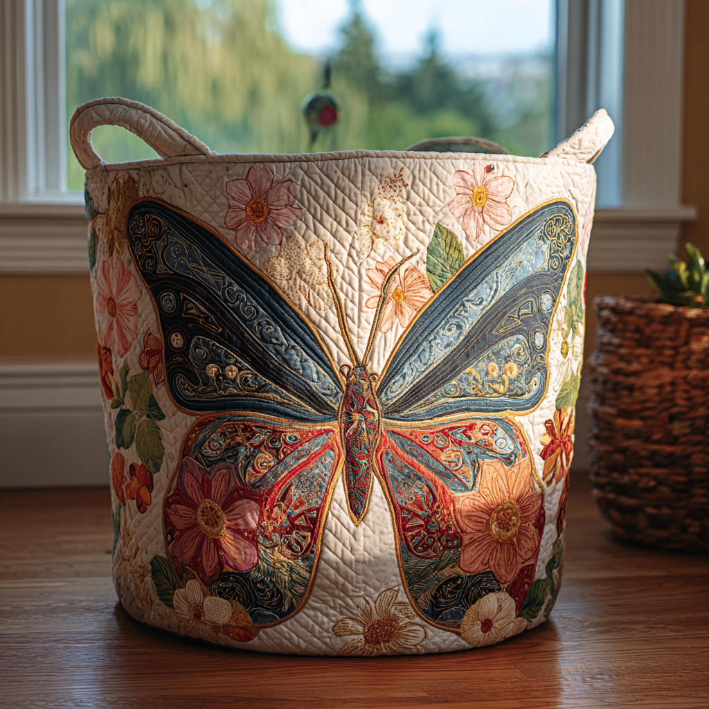 Petal Flutter Laundry Basket Laundry Gifts, Housewarming Gift Ideas, Mother's Day Gifts