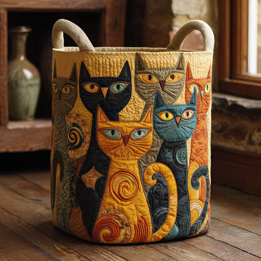 Playful Cats Laundry Basket Laundry Gifts, Housewarming Gift Ideas, Mother's Day Gifts
