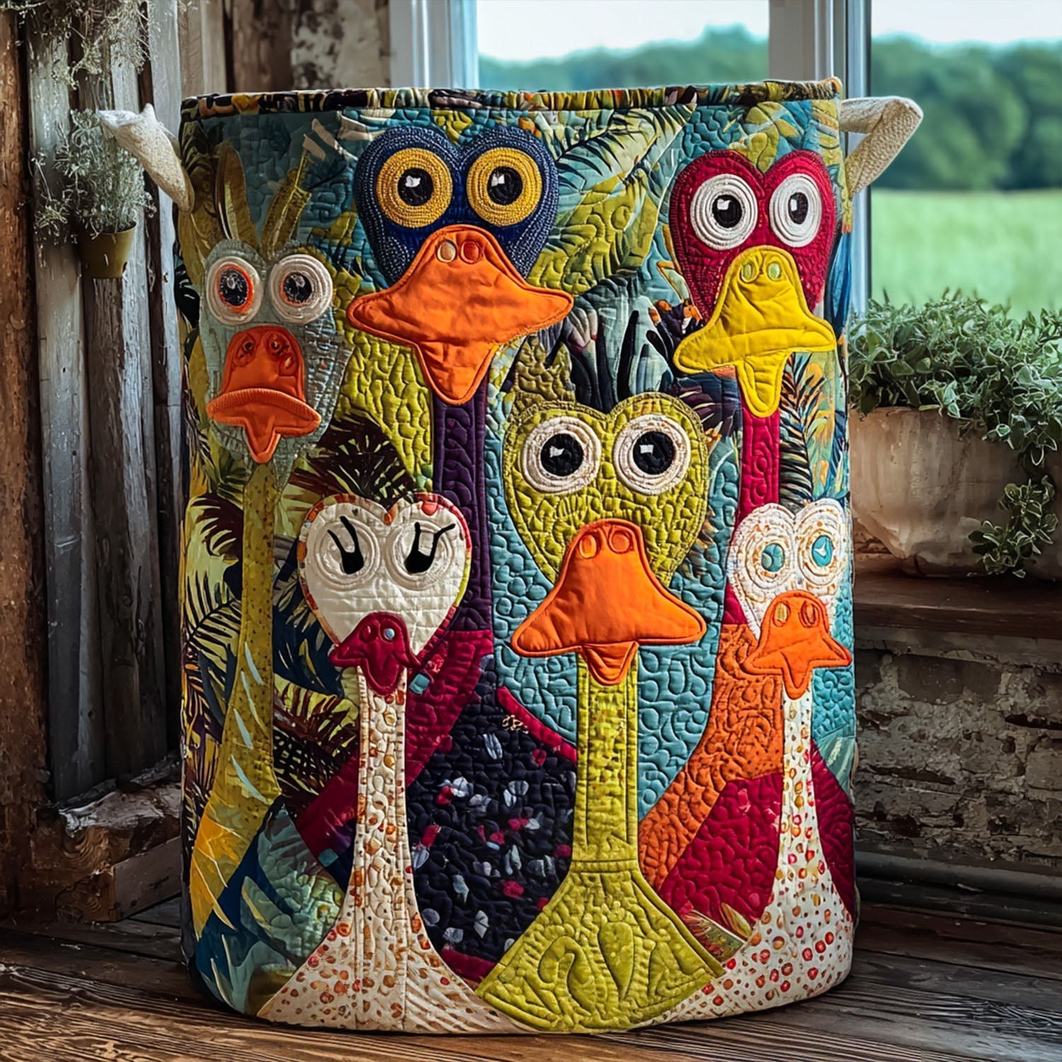 Pond Party Laundry Basket Laundry Gifts, Housewarming Gift Ideas, Mother's Day Gifts