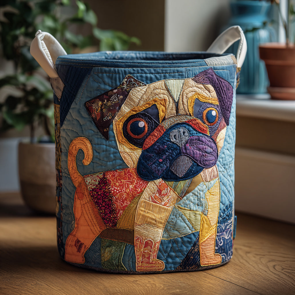Pug Delight Laundry Basket Laundry Gifts, Housewarming Gift Ideas, Mother's Day Gifts