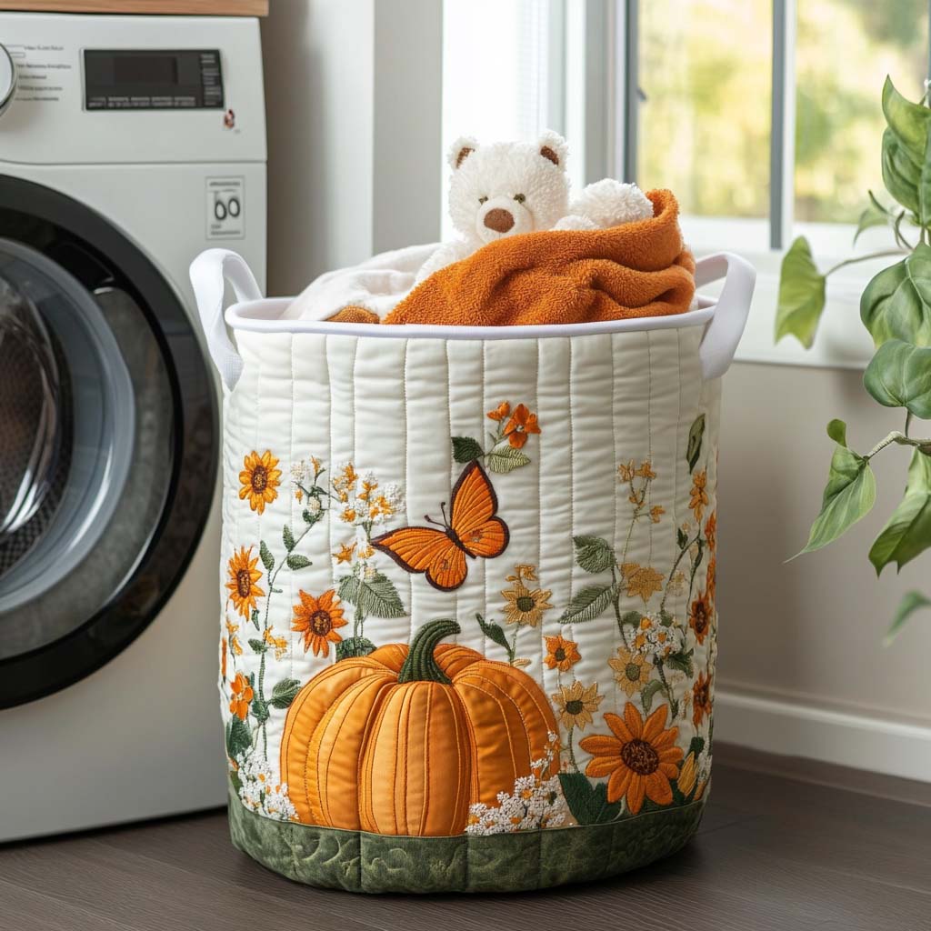 Pumpkin Mornings Laundry Basket Laundry Gifts, Housewarming Gift Ideas, Mother's Day Gifts