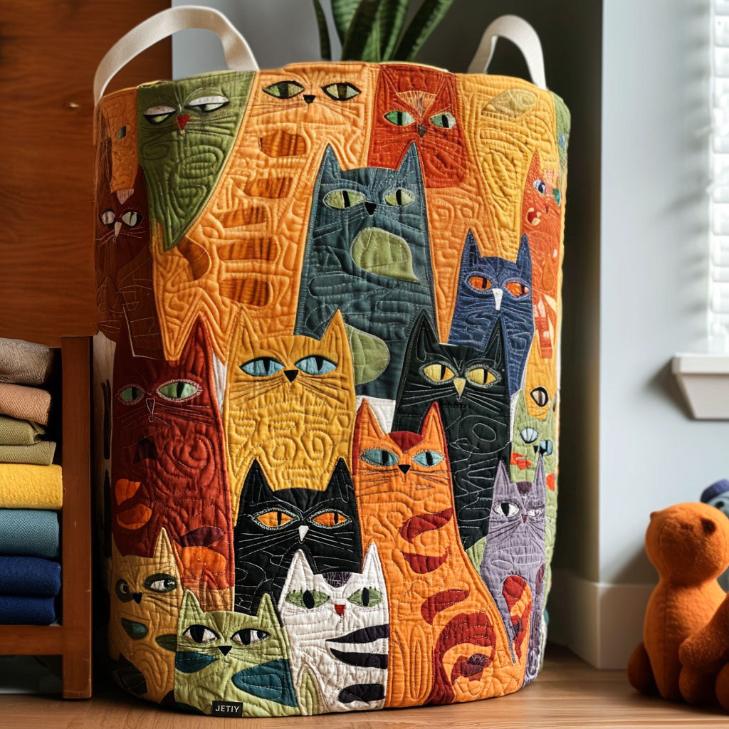 Purrfect Posse Laundry Basket Laundry Gifts, Housewarming Gift Ideas, Mother's Day Gifts