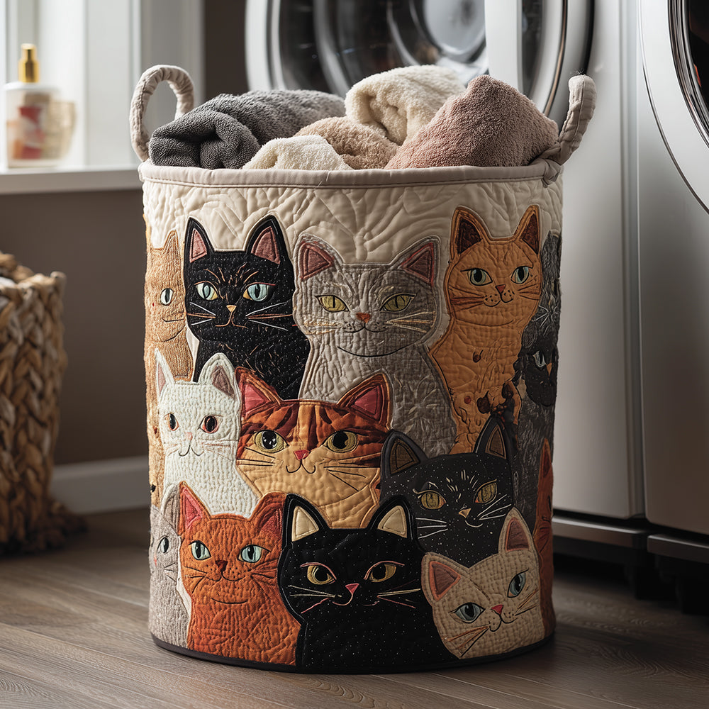 Purring Cozy Laundry Basket Laundry Gifts, Housewarming Gift Ideas, Mother's Day Gifts