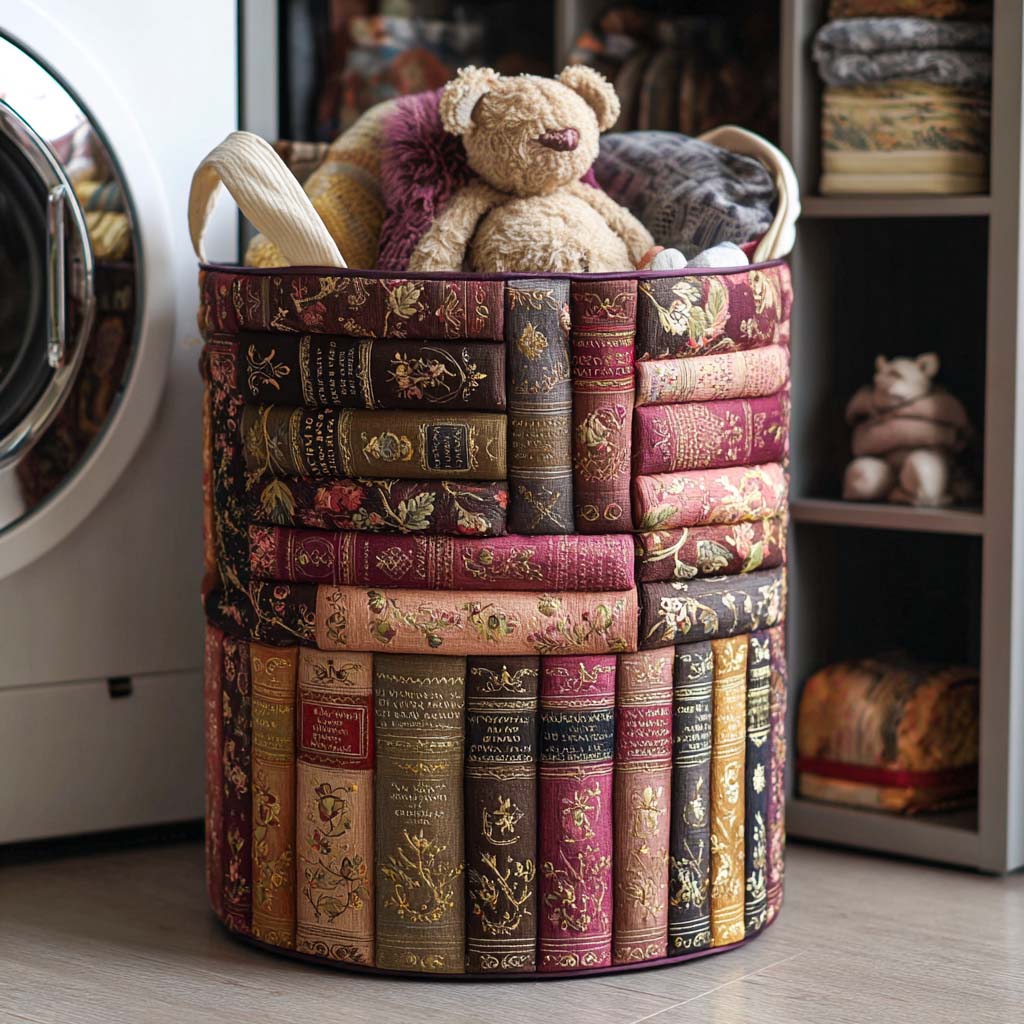 Reading Garden Laundry Basket Laundry Gifts, Housewarming Gift Ideas, Mother's Day Gifts