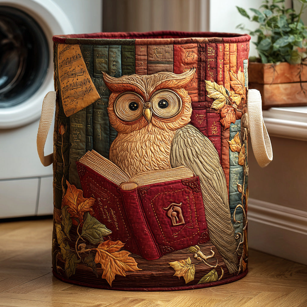 Reading Night Owl Laundry Basket Laundry Gifts, Housewarming Gift Ideas, Mother's Day Gifts