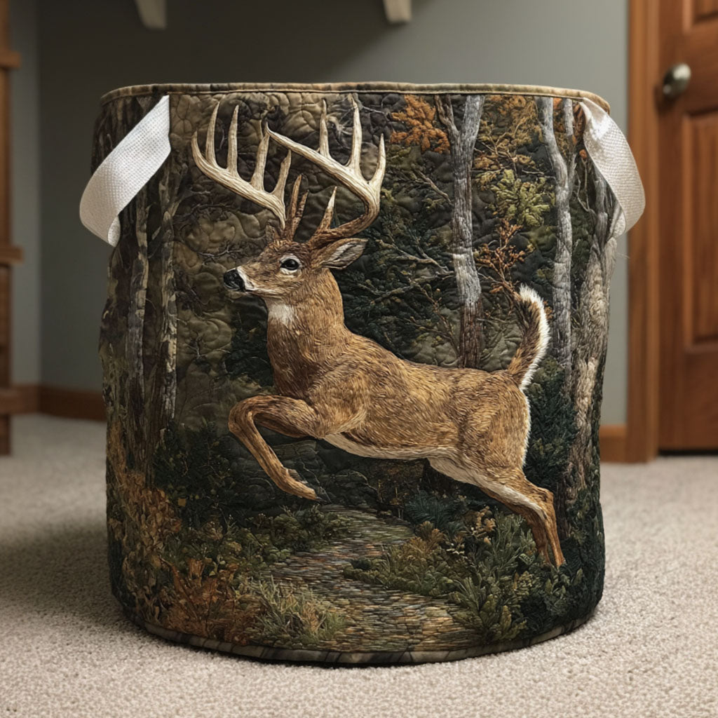 Rustic Deer Laundry Basket Laundry Gifts, Housewarming Gift Ideas, Mother's Day Gifts