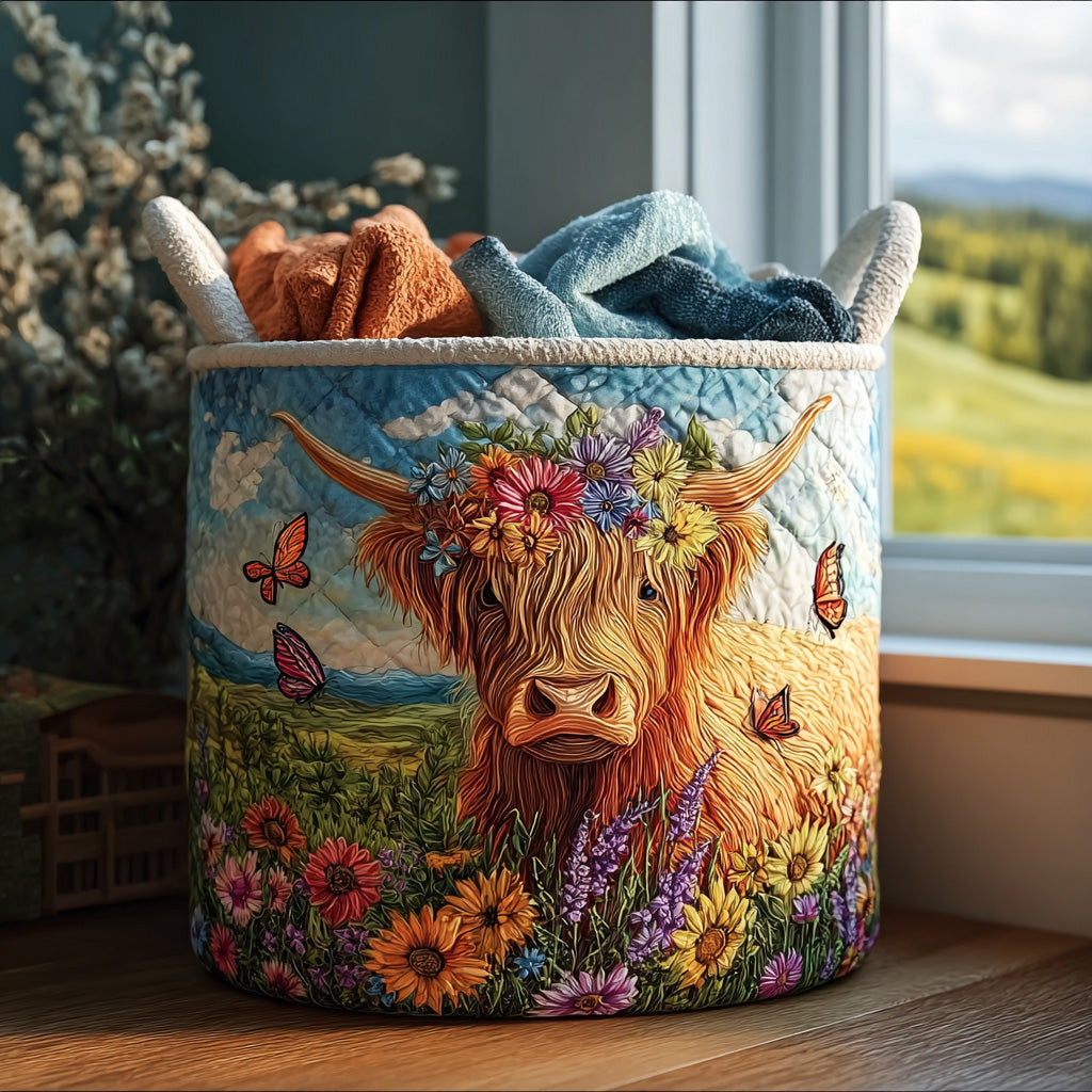 Rustic Highland Laundry Basket Laundry Gifts, Housewarming Gift Ideas, Mother's Day Gifts