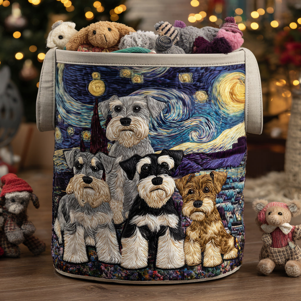 Schnauzer Spirit Laundry Basket Laundry Gifts, Housewarming Gift Ideas, Mother's Day Gifts