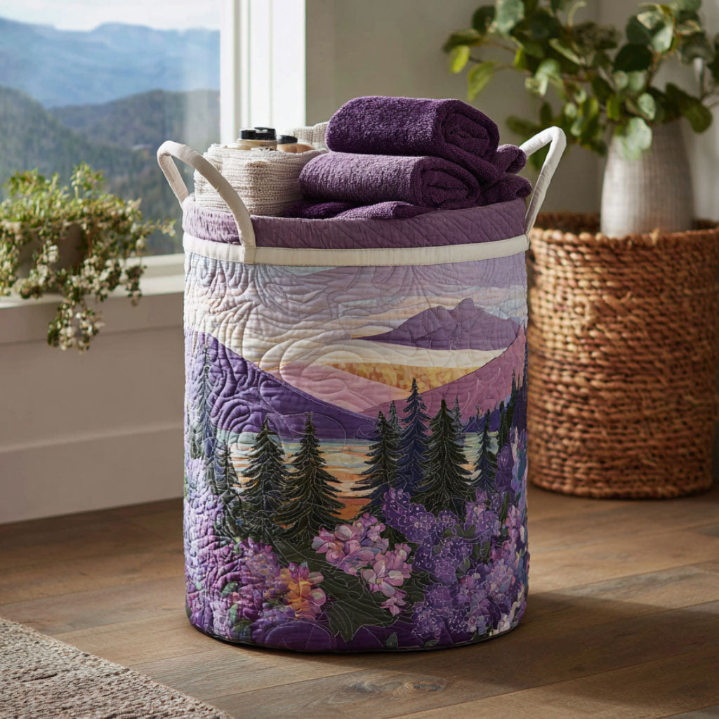 Serenity Bloom Laundry Basket Laundry Gifts, Housewarming Gift Ideas, Mother's Day Gifts