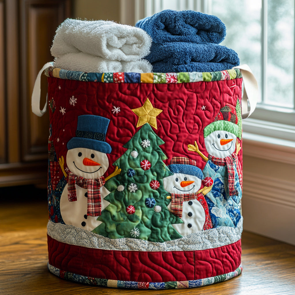 Snowman Haven Laundry Basket Laundry Gifts, Housewarming Gift Ideas, Mother's Day Gifts