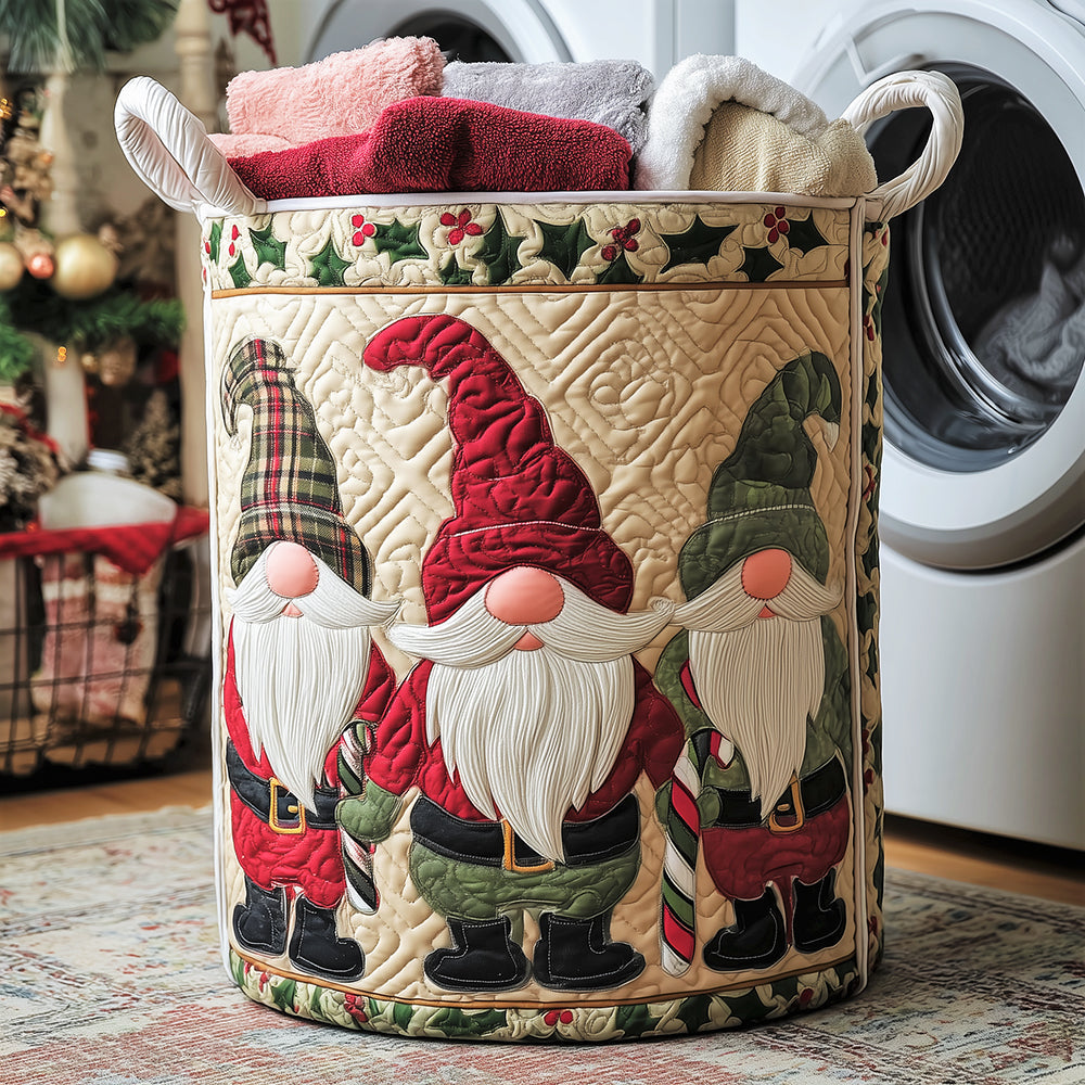 Snowy Gnome Laundry Basket Laundry Gifts, Housewarming Gift Ideas, Mother's Day Gifts