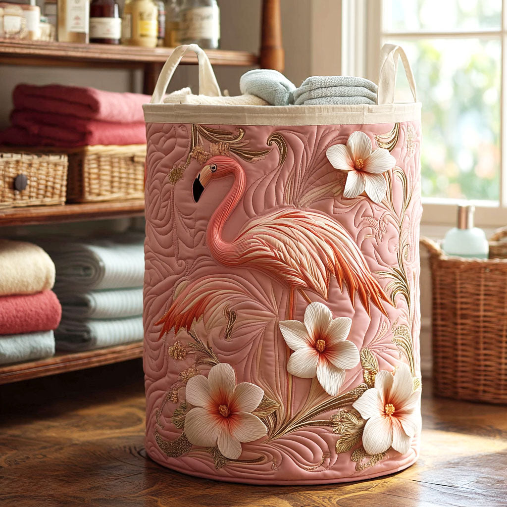 Soft Flamingo Laundry Basket Laundry Gifts, Housewarming Gift Ideas, Mother's Day Gifts