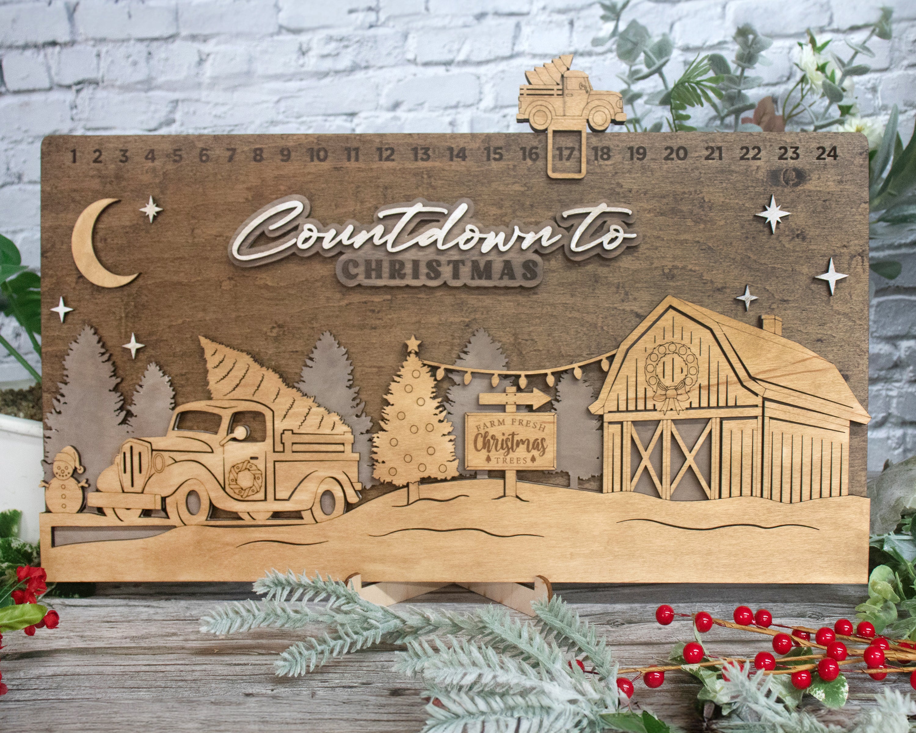 Tree Farm Christmas Sign, Days Until Christmas Sign, Christmas Countdown Sign, Christmas Gifts
