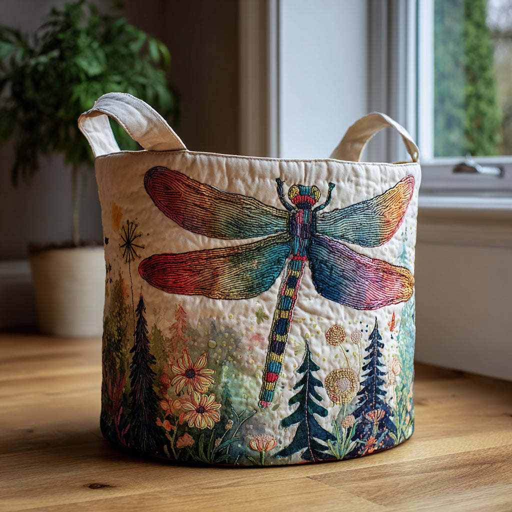 Starlit Dragonfly Laundry Basket Laundry Gifts, Housewarming Gift Ideas, Mother's Day Gifts