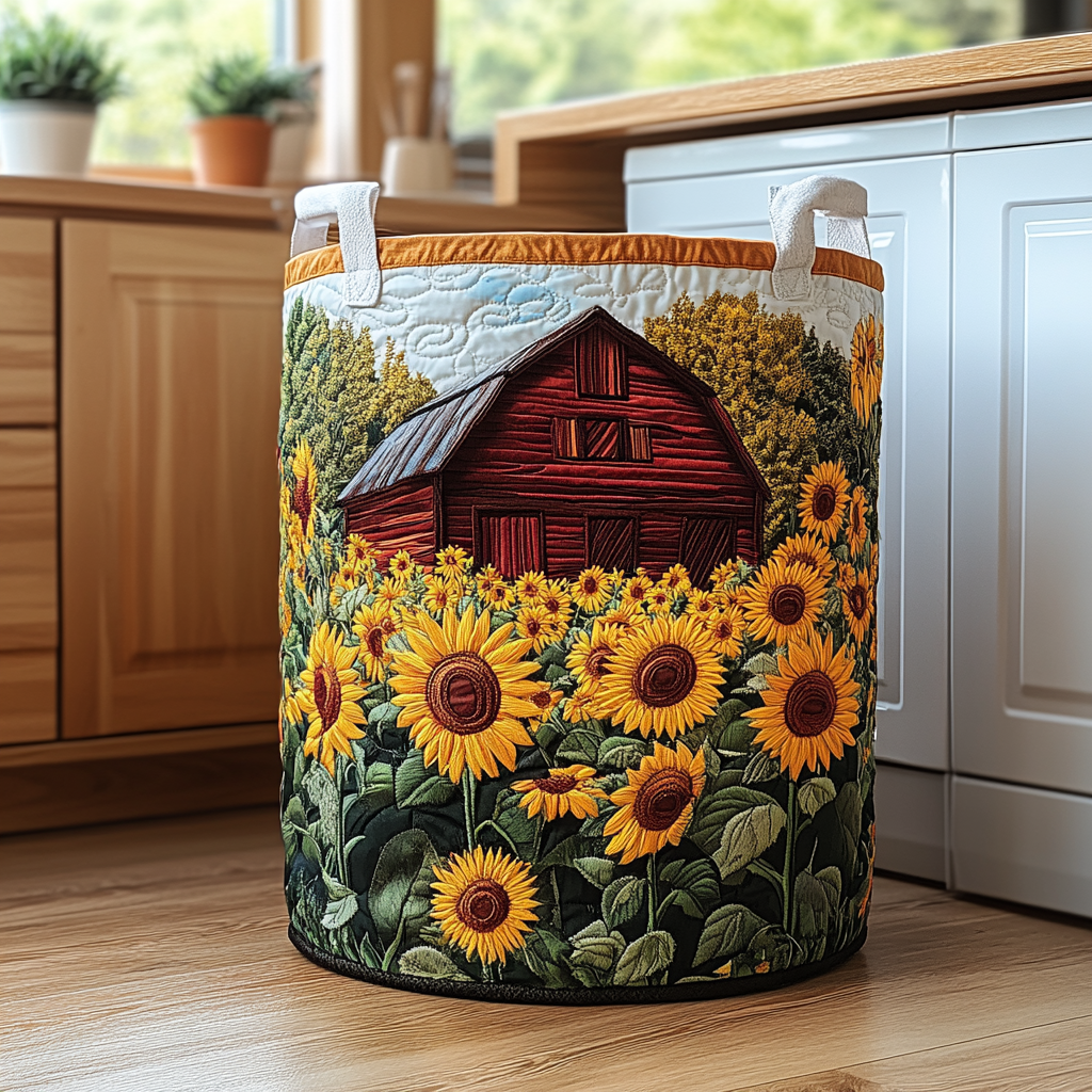 Sunflower Barn Laundry Basket Laundry Gifts, Housewarming Gift Ideas, Mother's Day Gifts
