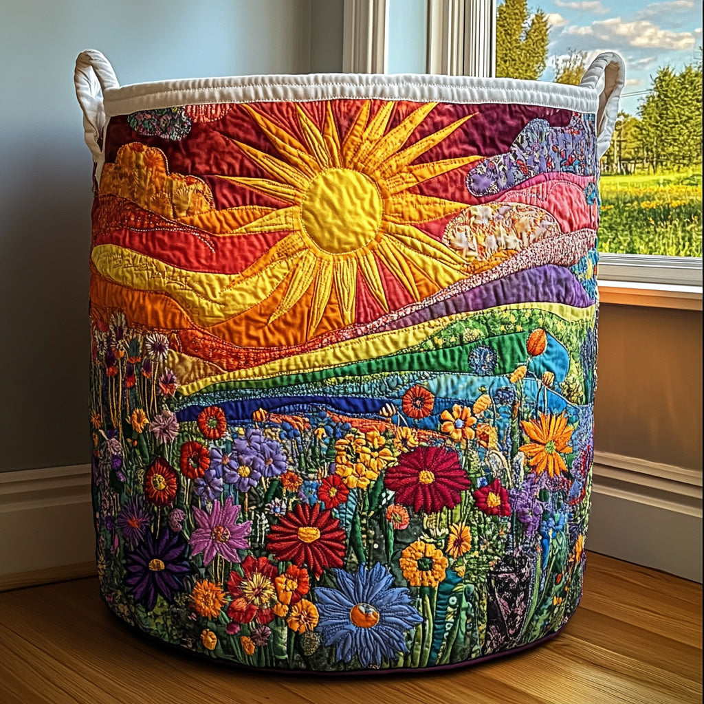 Sunlit Bliss Laundry Basket Laundry Gifts, Housewarming Gift Ideas, Mother's Day Gifts