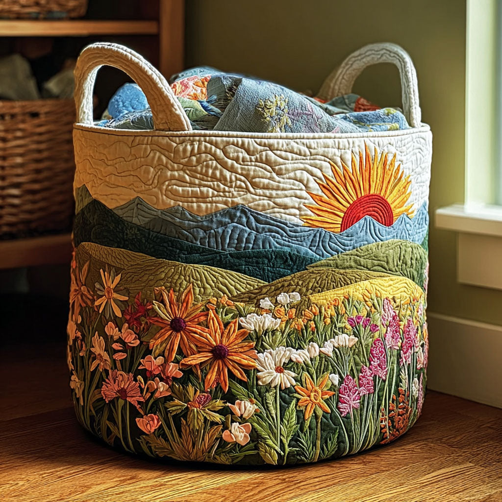 Sunrise Field Laundry Basket Laundry Gifts, Housewarming Gift Ideas, Mother's Day Gifts