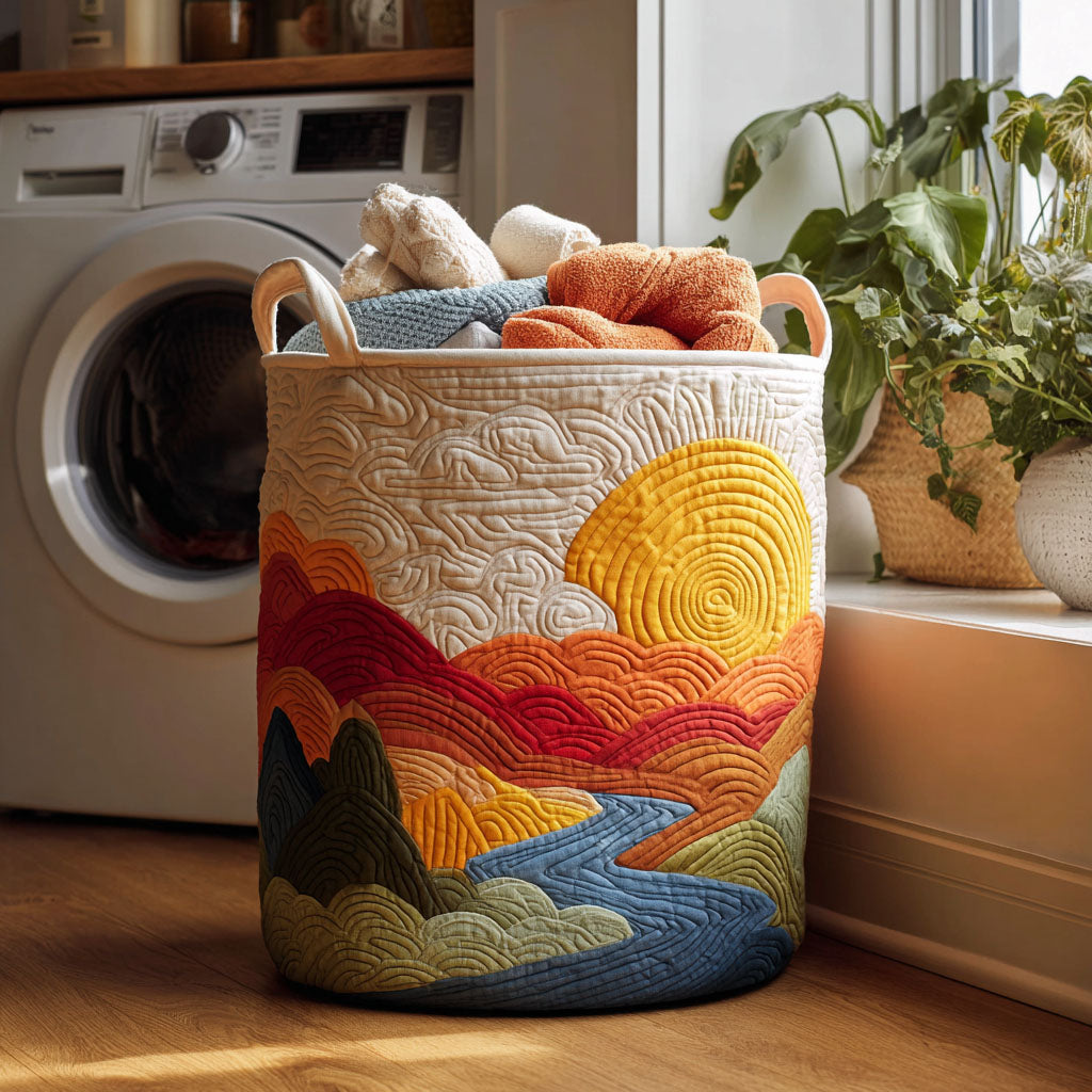 Sunrise Flow Laundry Basket Laundry Gifts, Housewarming Gift Ideas, Mother's Day Gifts
