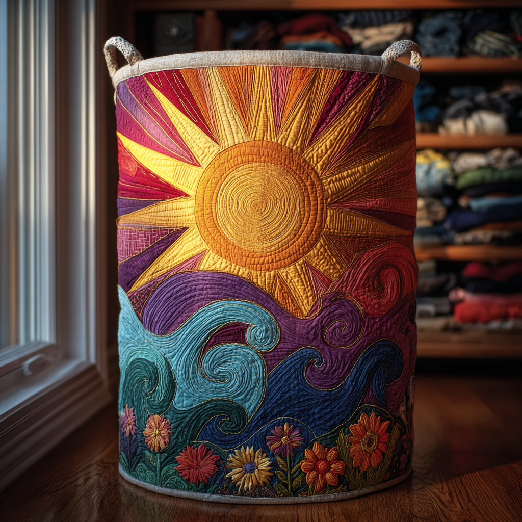 Sunrise Glow Laundry Basket Laundry Gifts, Housewarming Gift Ideas, Mother's Day Gifts