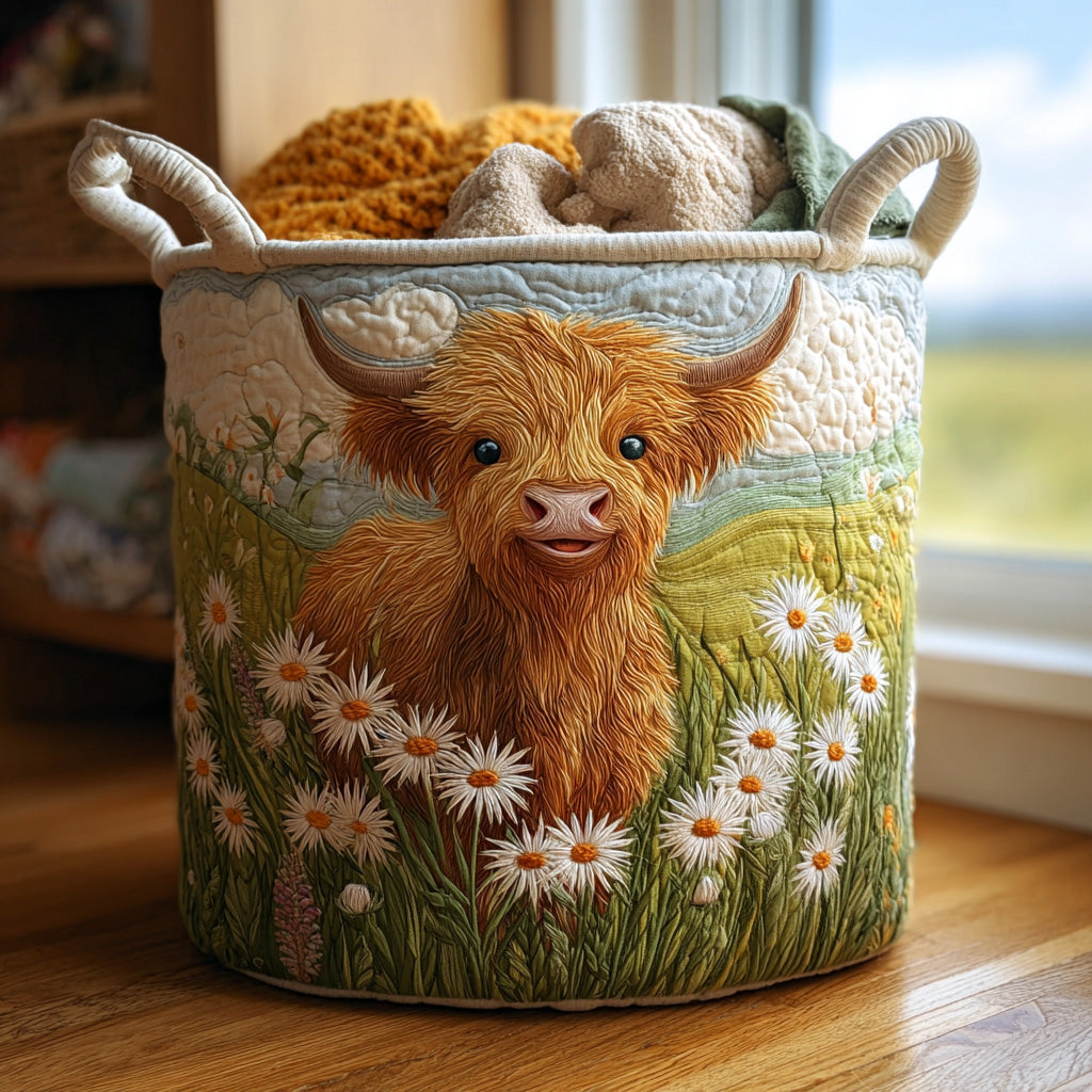 Sunset Highland Laundry Basket Laundry Gifts, Housewarming Gift Ideas, Mother's Day Gifts