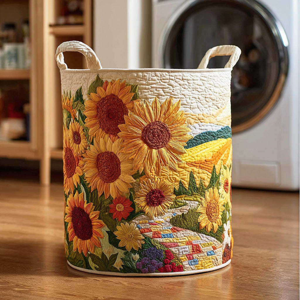 Sunshine Bloom Laundry Basket Laundry Gifts, Housewarming Gift Ideas, Mother's Day Gifts