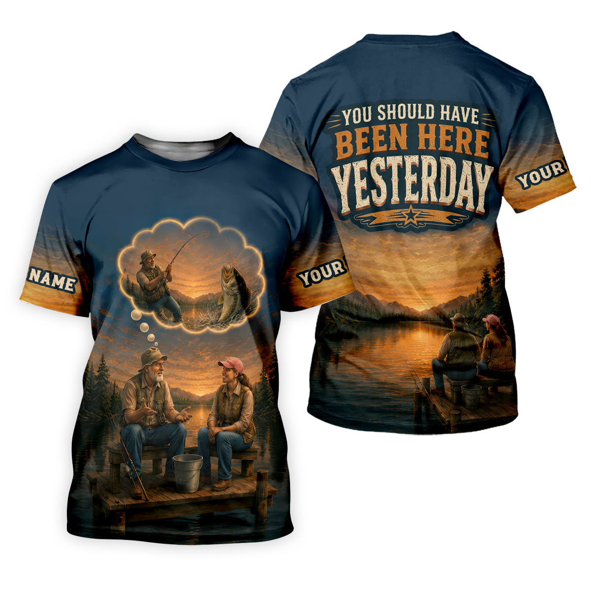 You Should Have Been Here Yesterday UPF Shirt, Womens Fishing Shirts, Angler Shirt