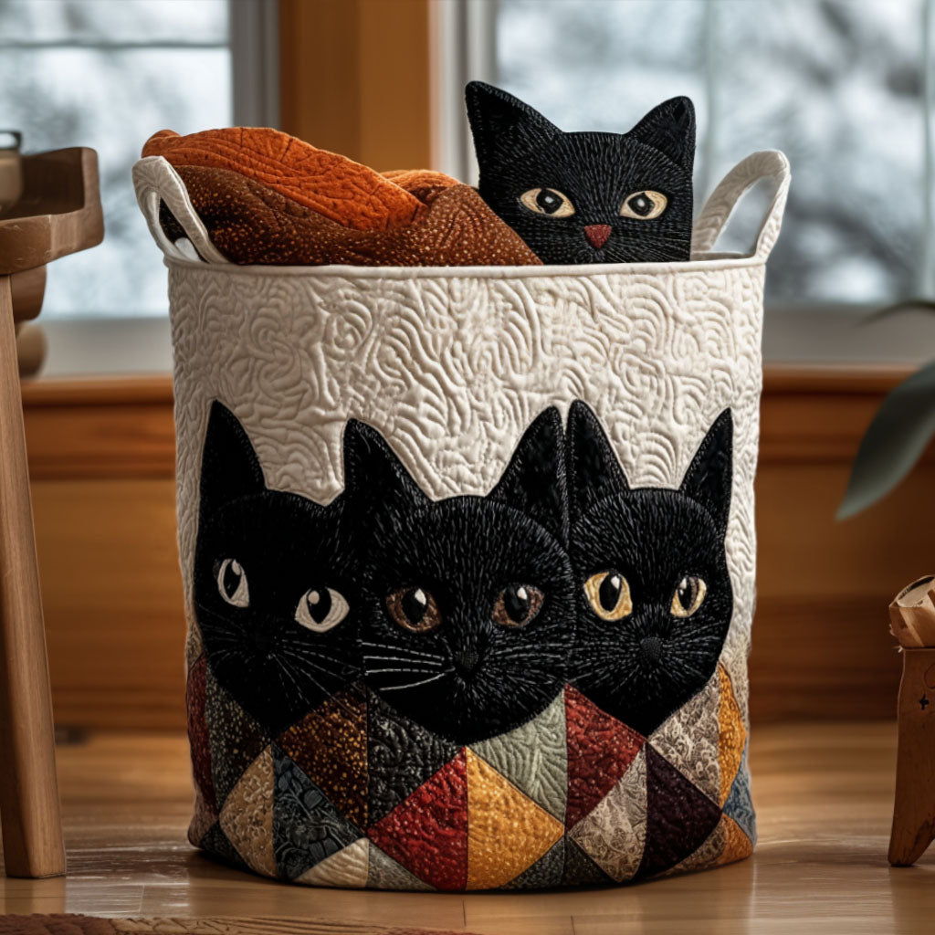 The Curious Cat Laundry Basket Laundry Gifts, Housewarming Gift Ideas, Mother's Day Gifts