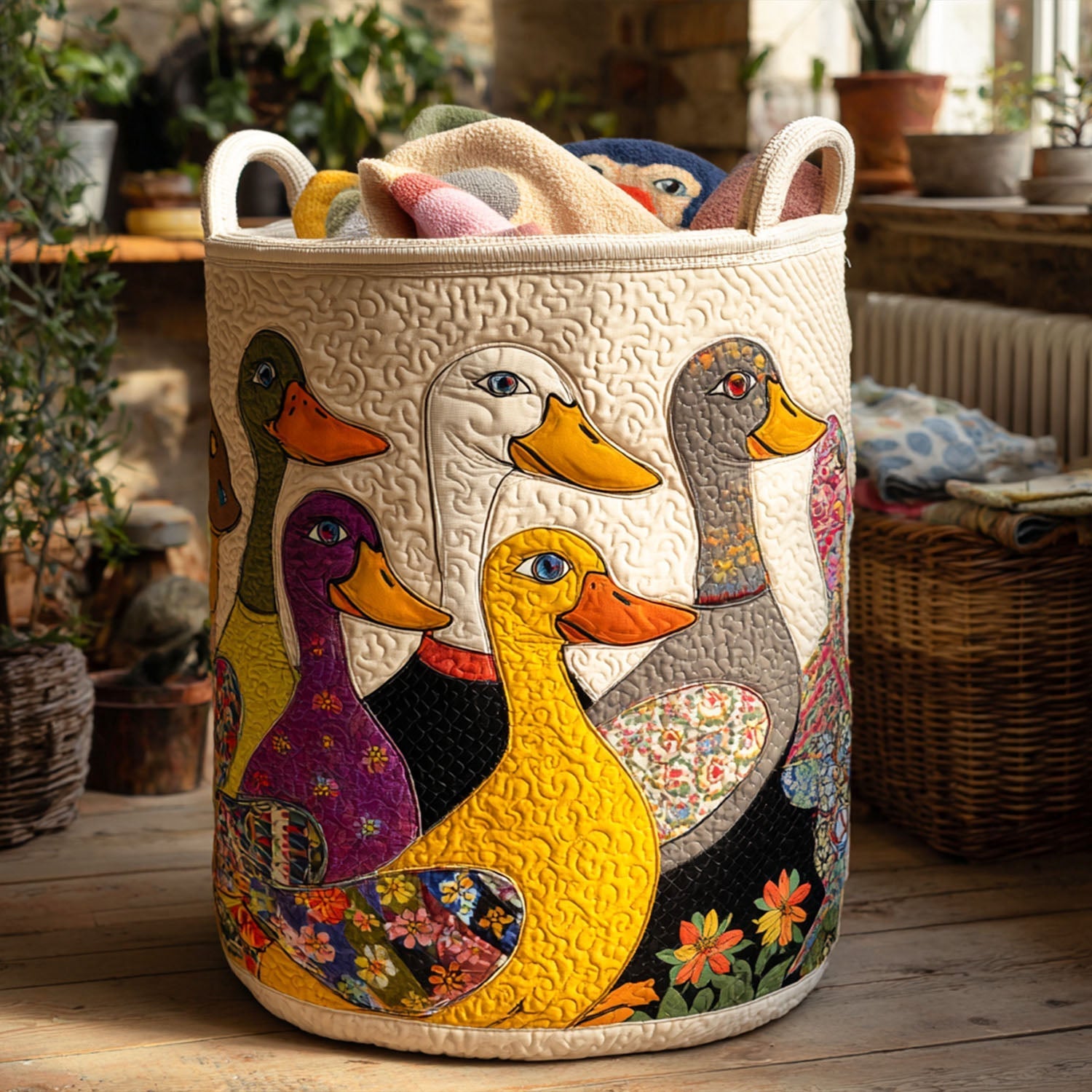 The Quirky Quack Laundry Basket Laundry Gifts, Housewarming Gift Ideas, Mother's Day Gifts