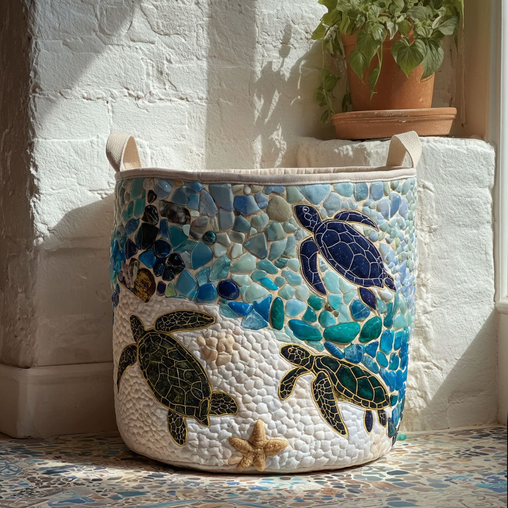 Tideglow Sea Turtle Laundry Basket Laundry Gifts, Housewarming Gift Ideas, Mother's Day Gifts
