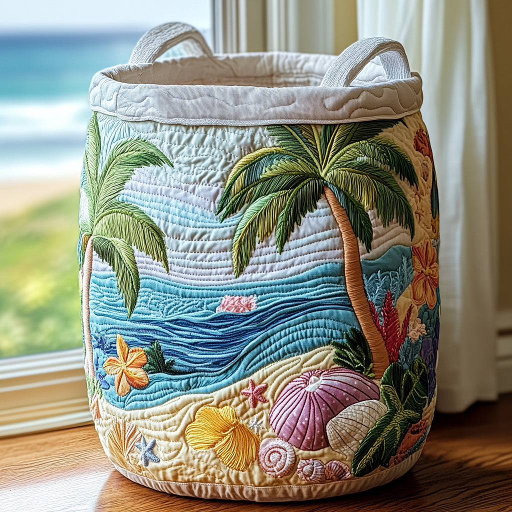 Tropic Haven Laundry Basket Laundry Gifts, Housewarming Gift Ideas, Mother's Day Gifts